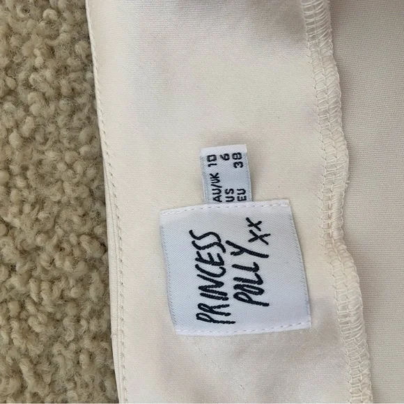 Princess Polly Cream Mini Skirt - Picture 2 of 2